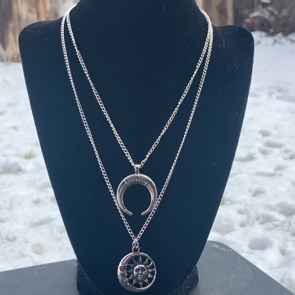 Sun & Moon Double Necklace⭐️